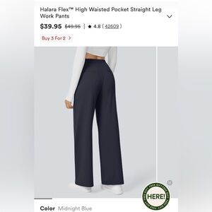 HALARA Midnight Blue High Waisted Pants